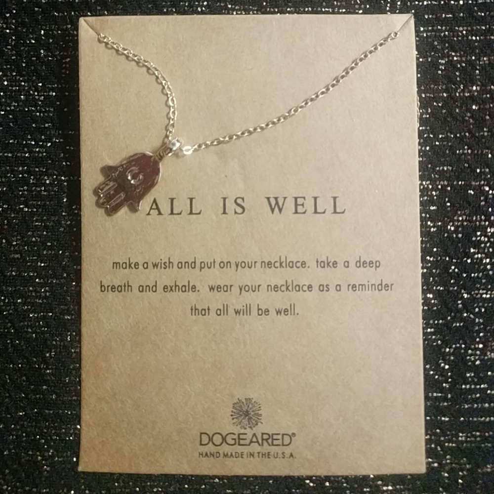 All Is Well Gold Dipped Charm Necklace